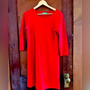 Women’s Benetton Red sweater dress - worn twice